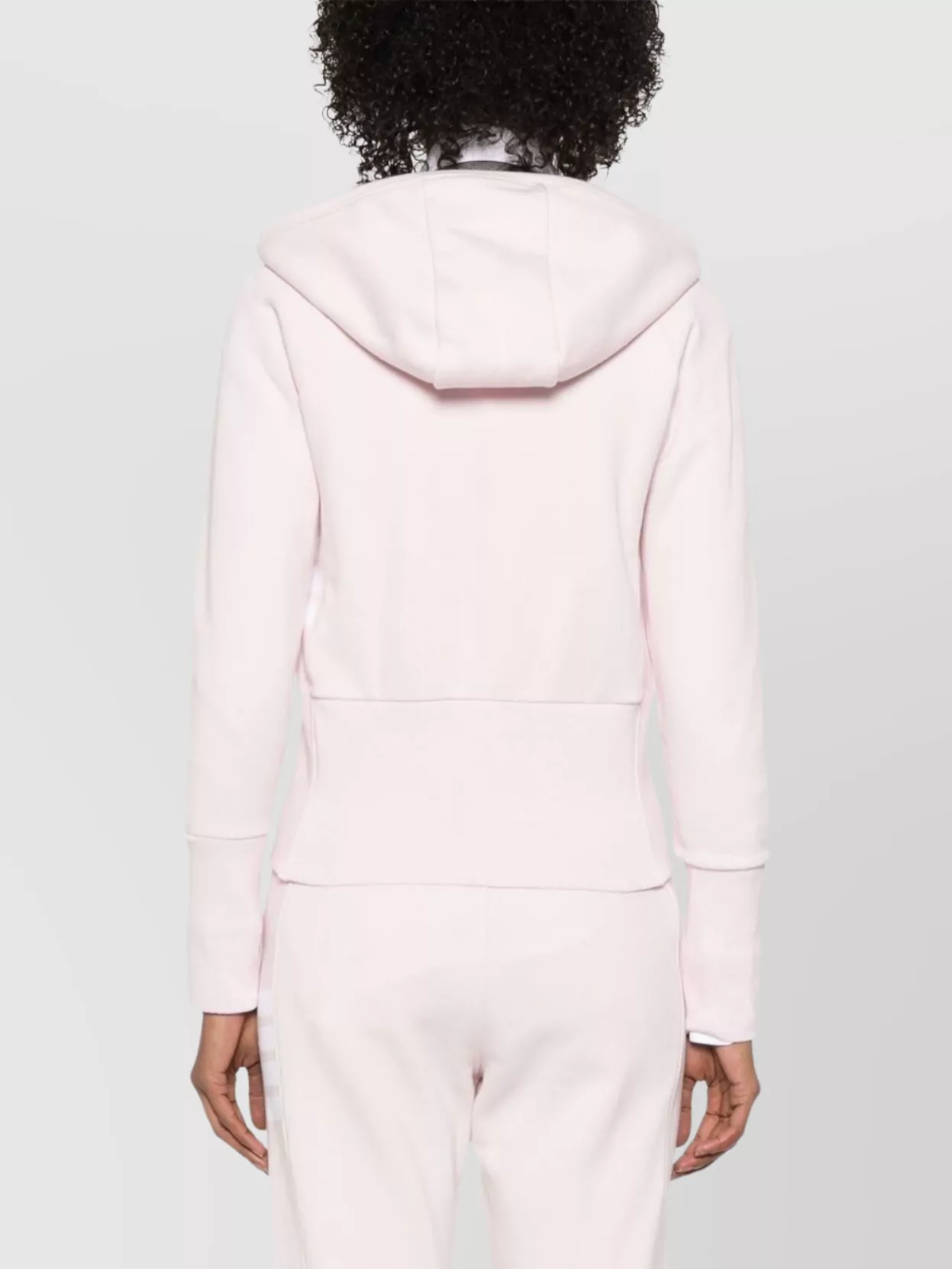 Thom Browne Cotton Hoodie With Drawstring Hood And Pockets