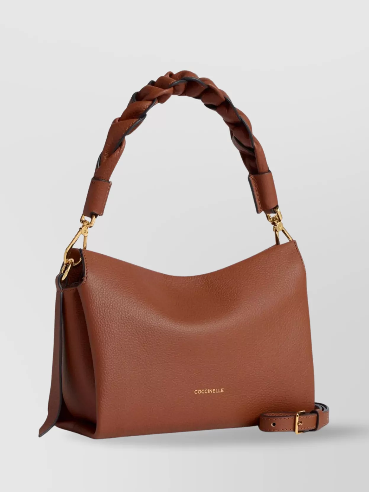 Coccinelle Grana Double Braided Handle Detachable Strap