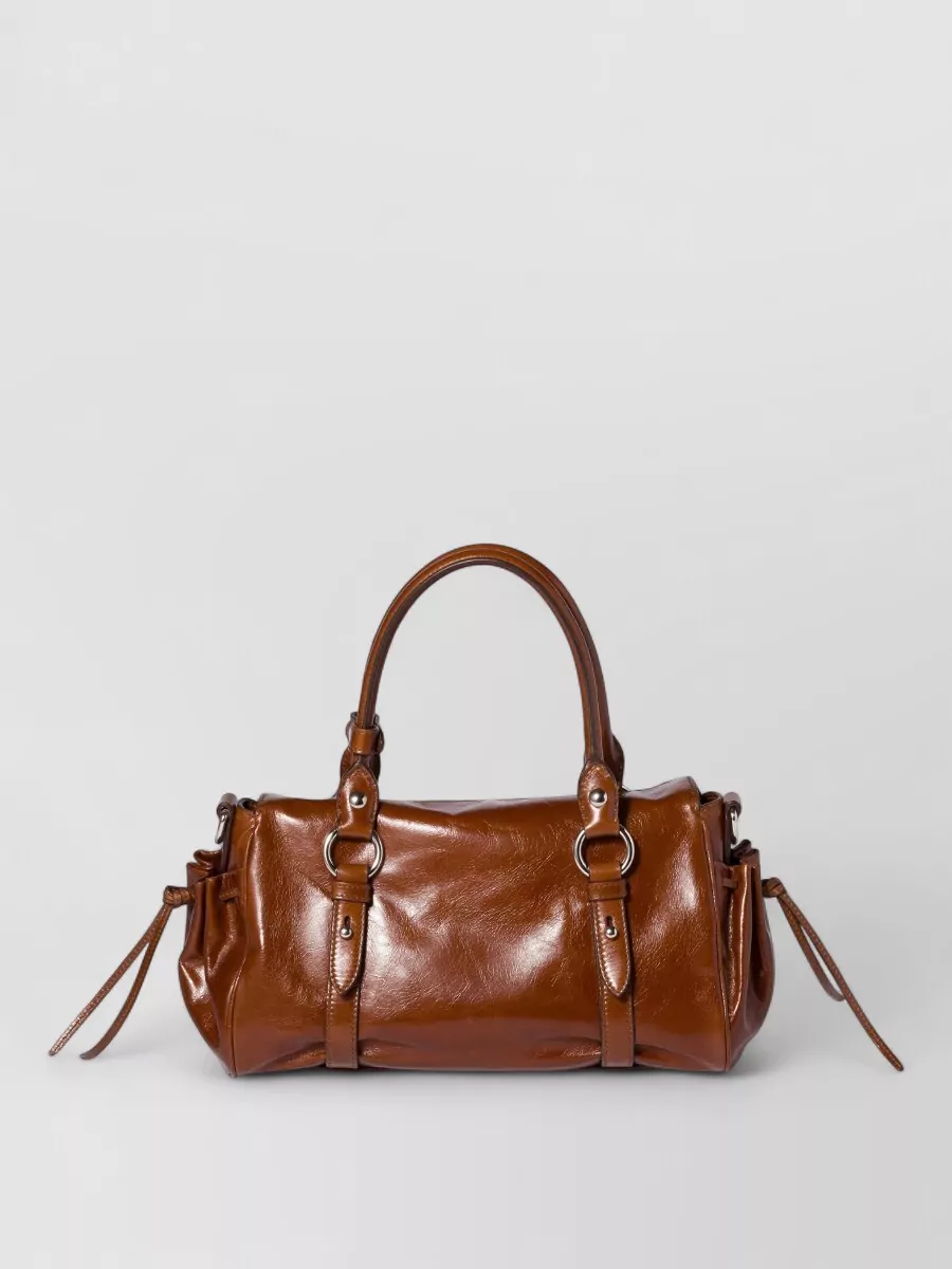 Miu Miu matelassé leather shoulder bag