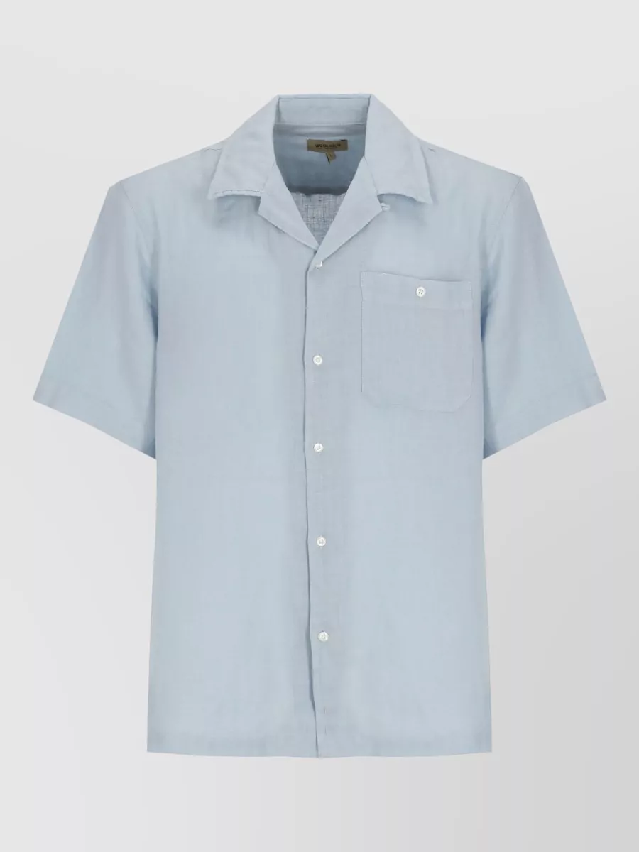 Woolrich linen short-sleeve shirt