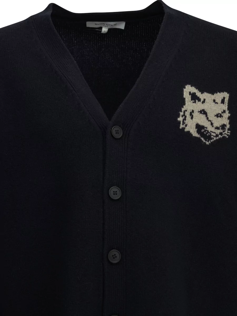 Maison Kitsuné Wool Cardigan