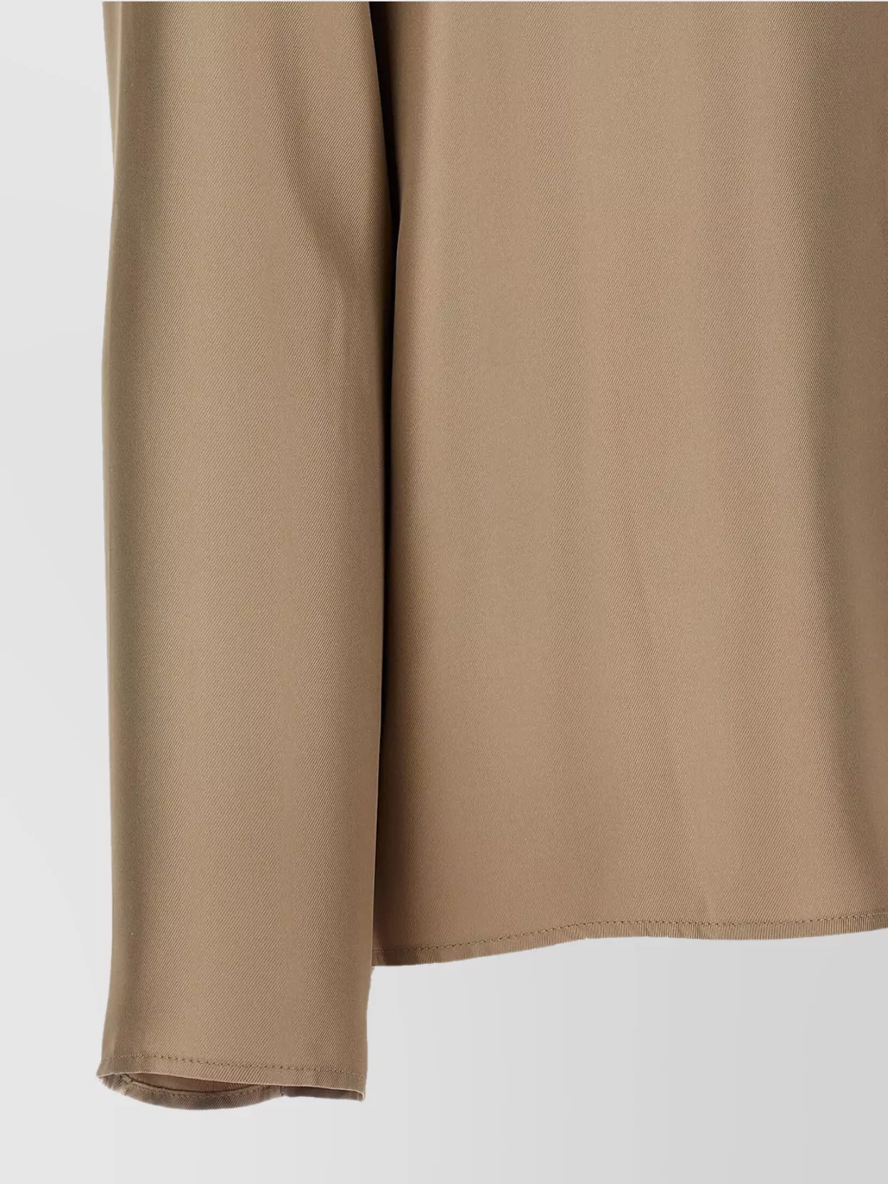 LOULOU STUDIO DRAWSTRING DETAIL HOODED LONG SLEEVE RELAXED FIT