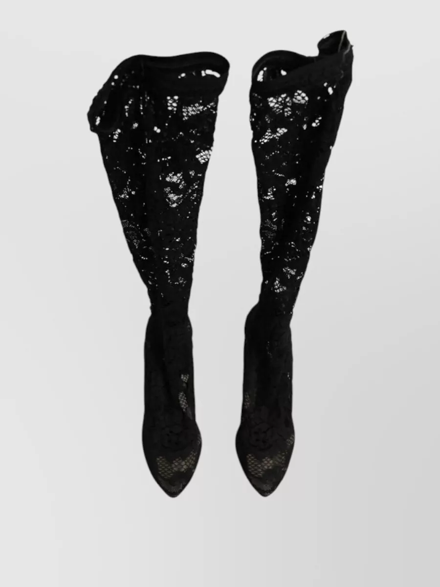 Dolce&Gabbana Lace Sock Boots