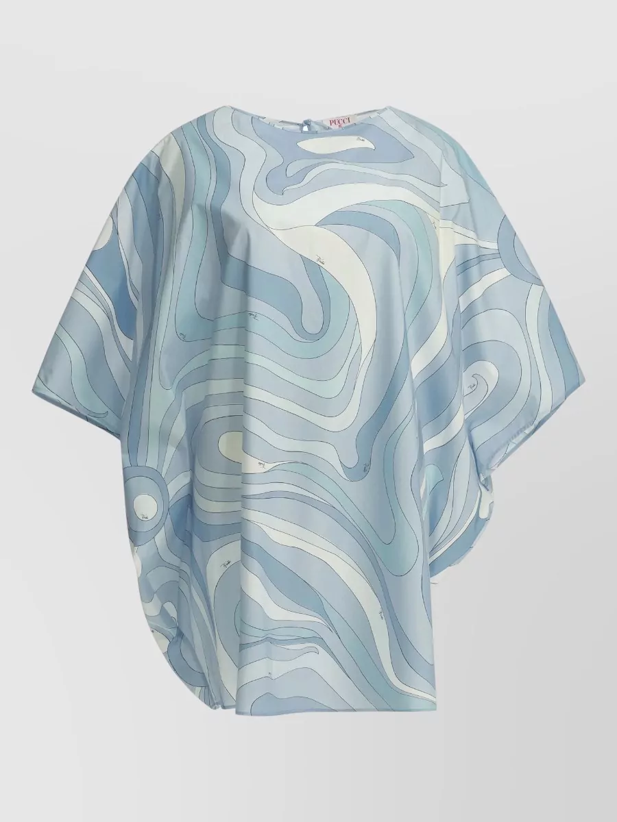 Pucci printed cotton kaftan dress