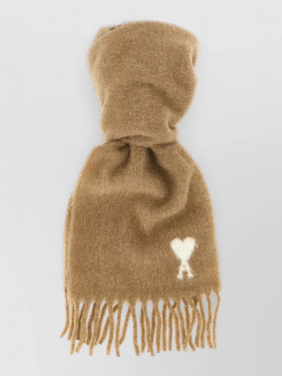 Ami Paris alpaca scarf