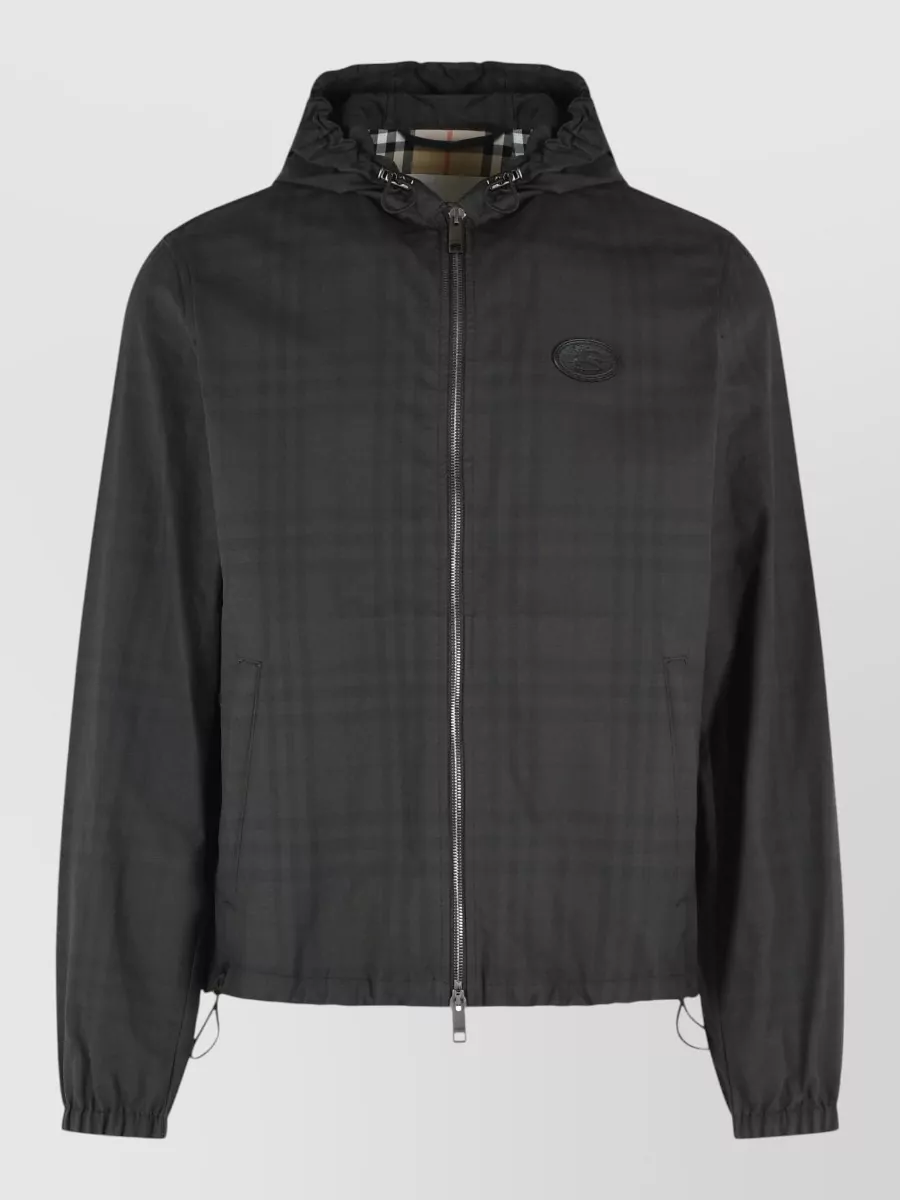 Burberry cotton hooded padded coat