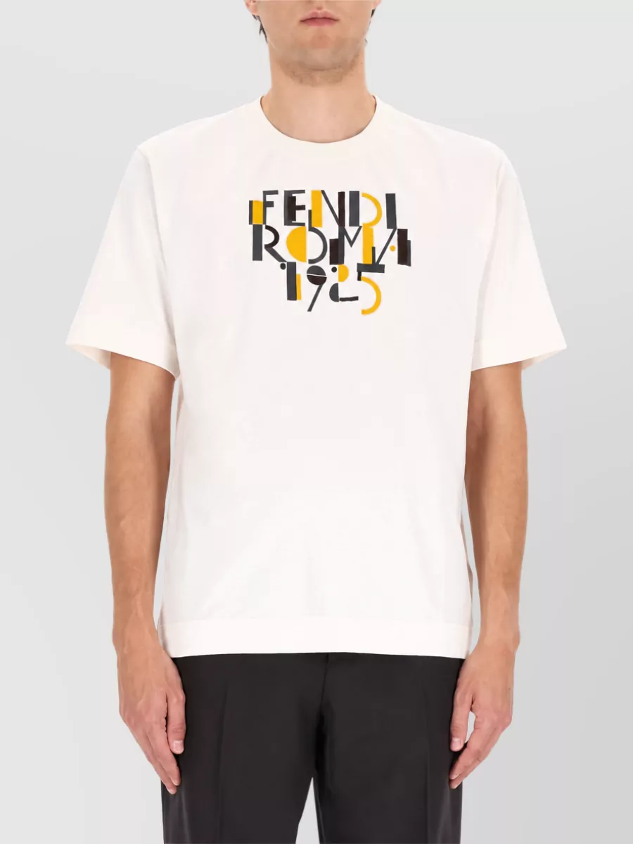 Fendi Cotton Printed T-Shirt