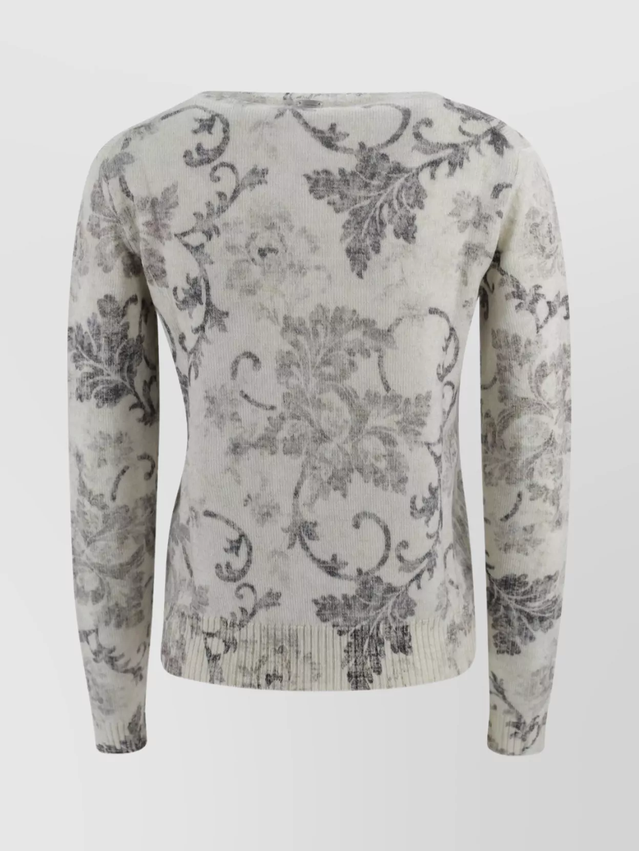 Herno Floral Print Crew Neck Sweater