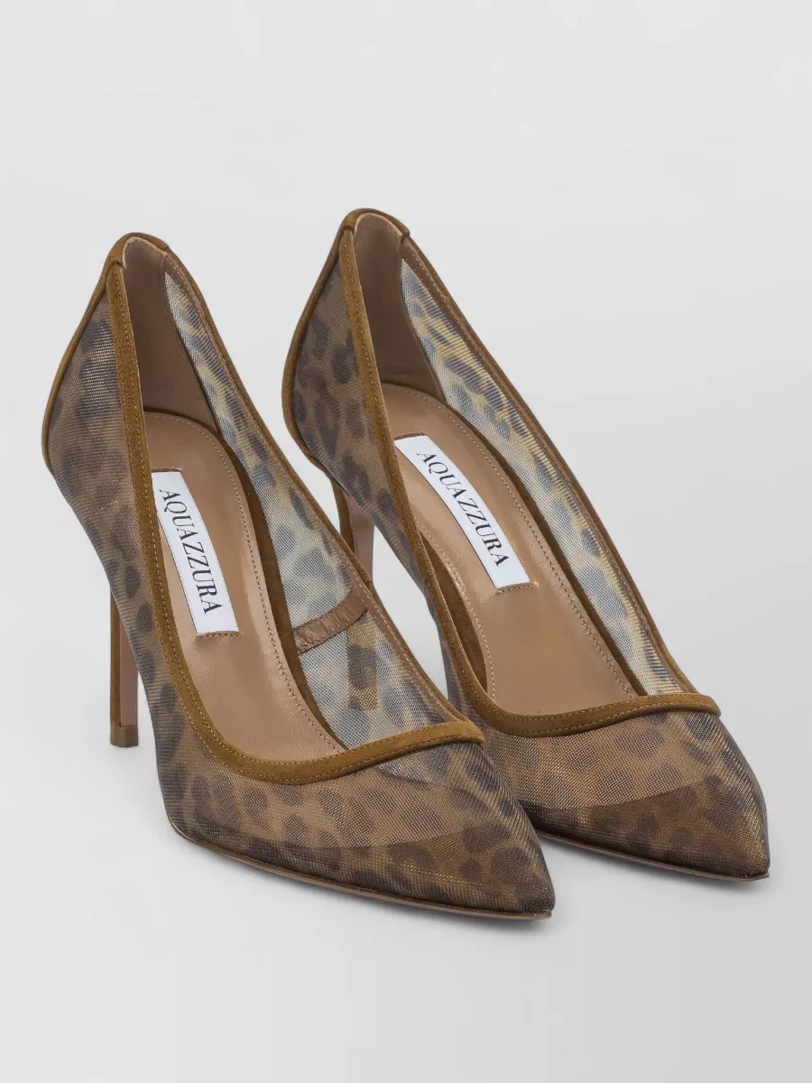 Aquazzura Stylish Stiletto Pumps Animal Print