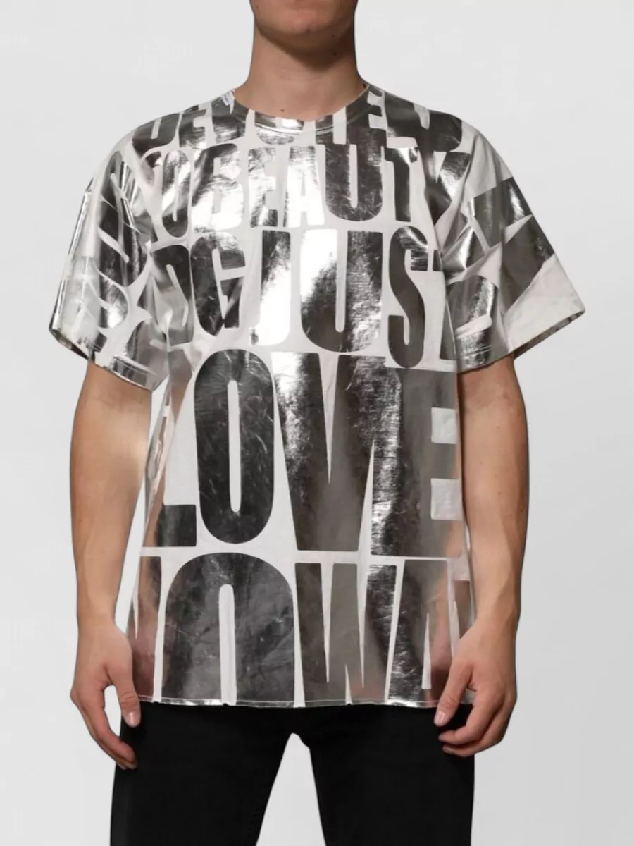 Dolce&Gabbana cotton slogan print t-shirt