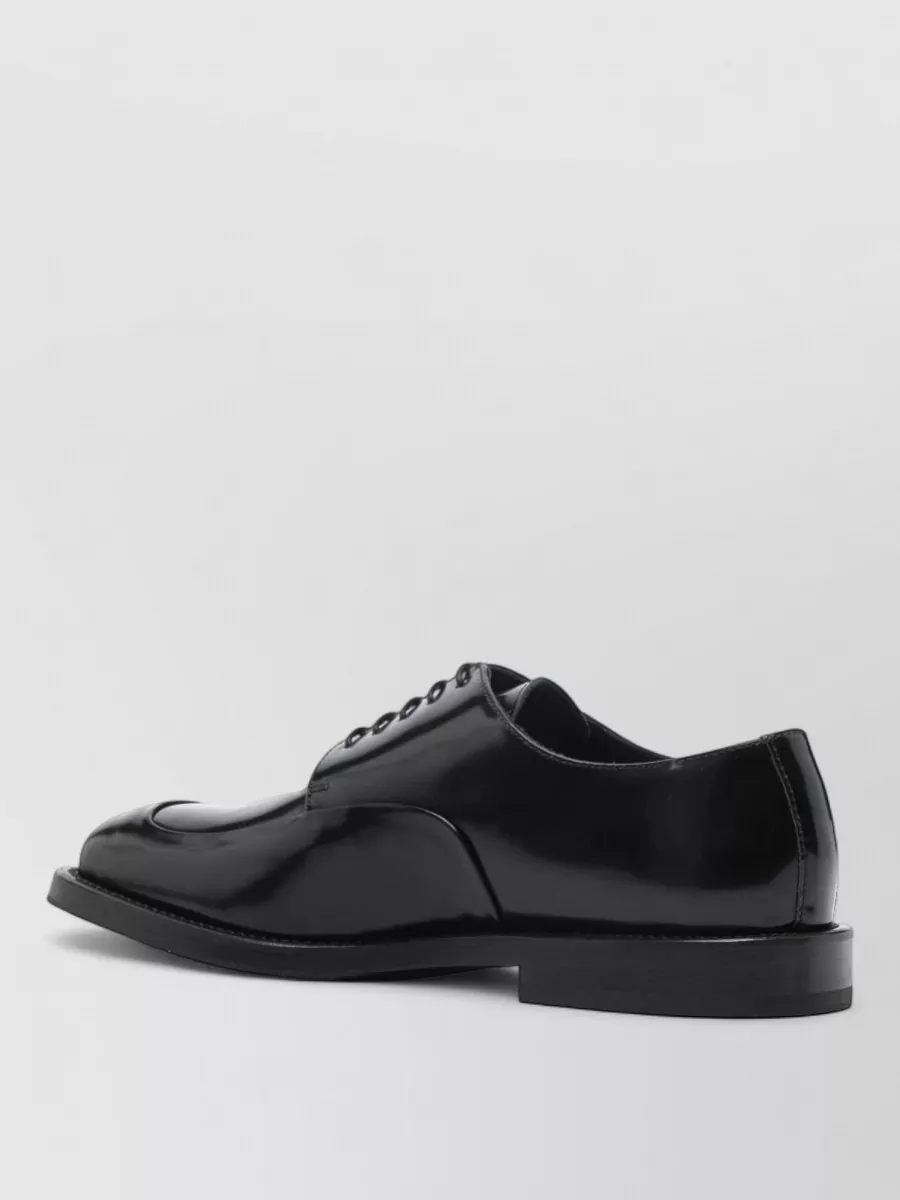 Moschino Leather Derby Shoes