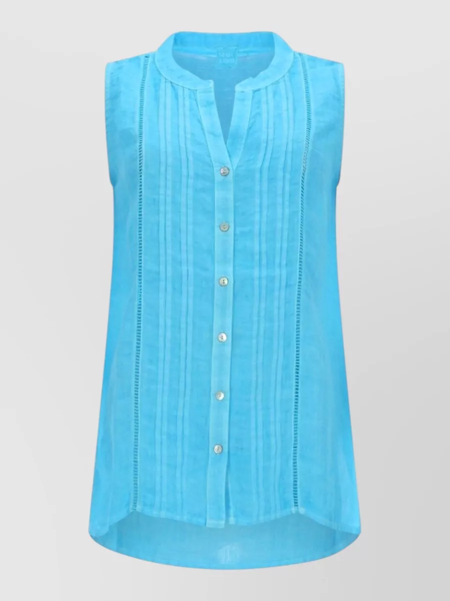120% Lino Sleeveless linen shirt