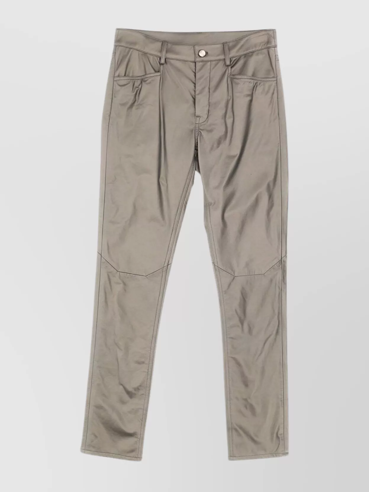 Shop Rick Owens Panel Design Jeans With Front And Back Pockets