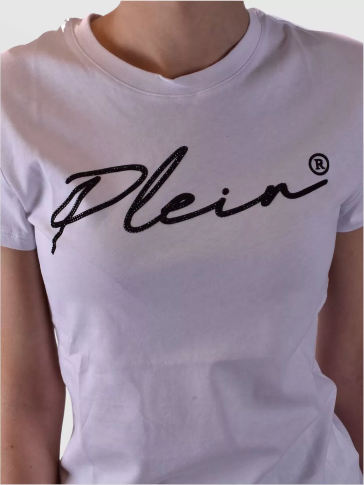 Philipp Plein Crew Neck Lightweight Short Sleeves Soft Texture Stretch Fabric