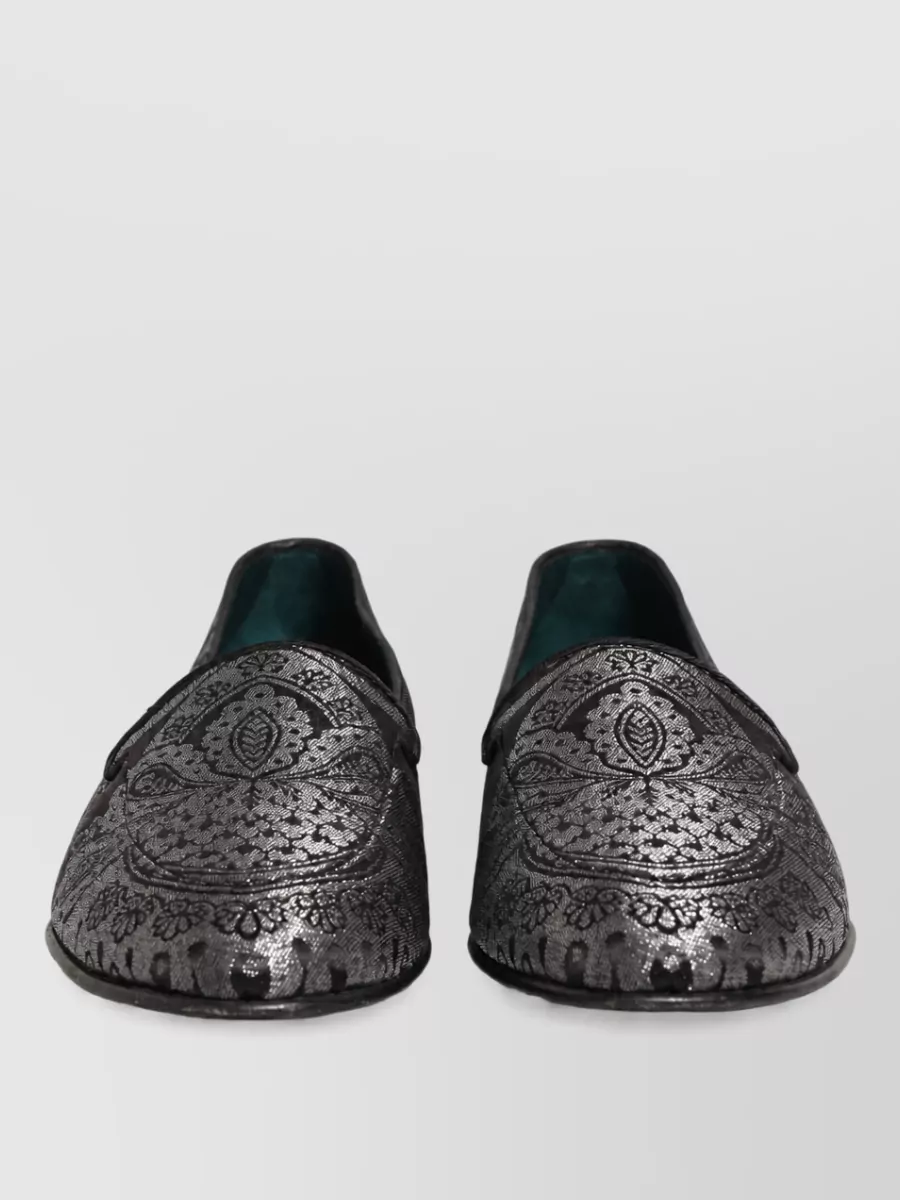Dolce&Gabbana leather slip-on slippers