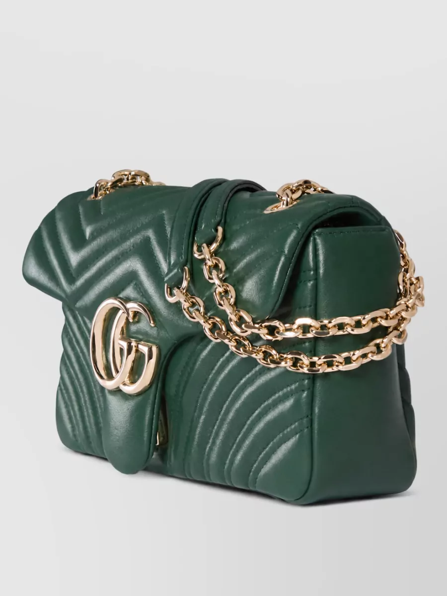 Gucci Gg Marmont Clutch Bag Chain Strap
