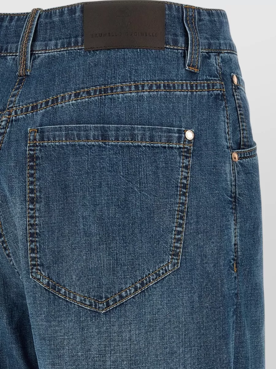 Brunello Cucinelli Denim Wide-Leg Jeans