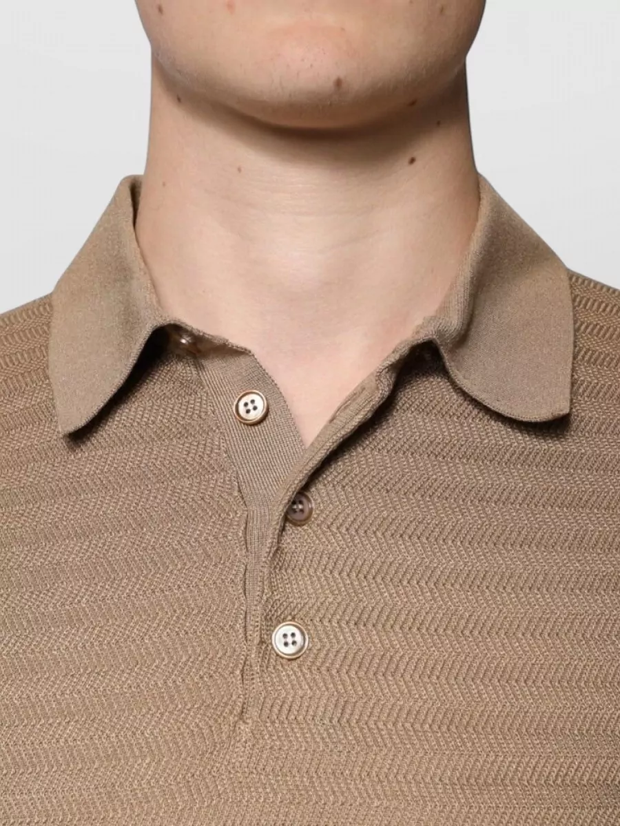 Dolce&Gabbana Silk Short-Sleeve Polo Shirt
