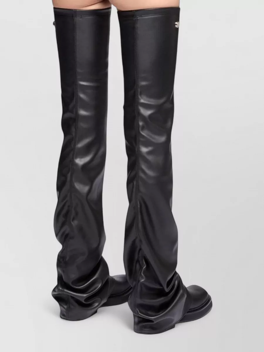 The Attico Leather Thigh-High Boots