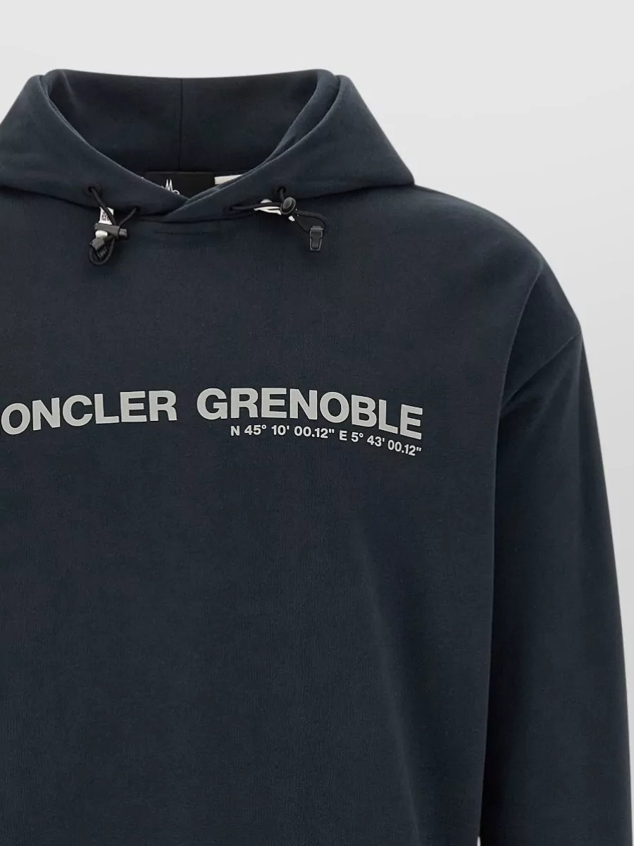 Moncler Grenoble Cotton Logo-Print Hoodie