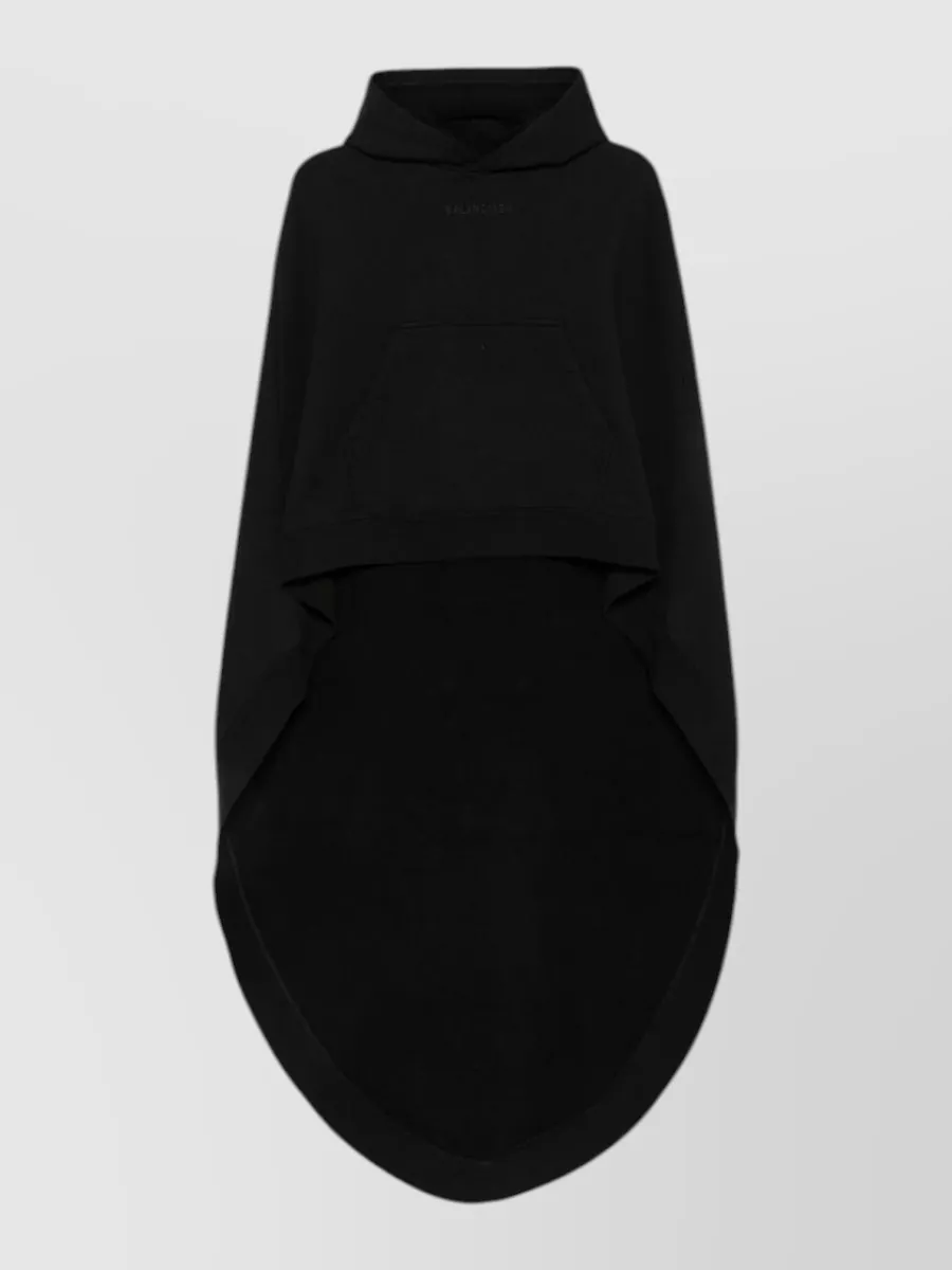 Balenciaga Oversized cotton hooded sweatshirt