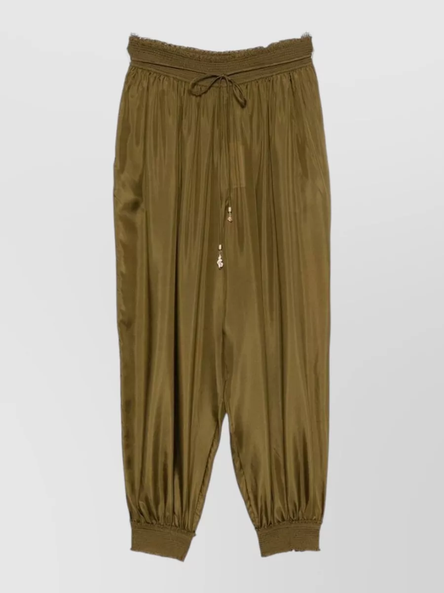 Zimmermann Silk tapered track pants