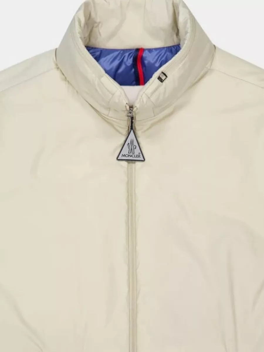 Moncler High Collar Jacket Front And Arm Pockets