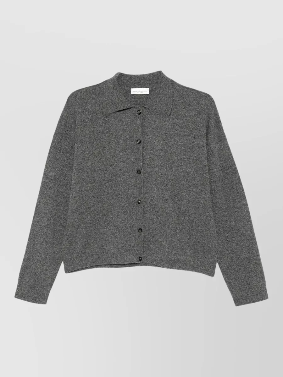 Roberto Collina merino wool polo collar cardigan