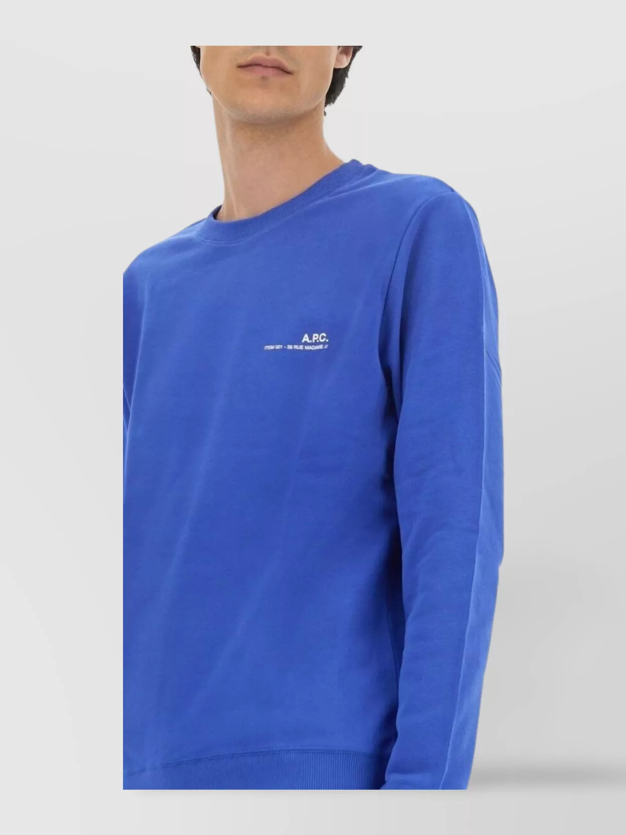 A.p.c. Logo Crew Neck Sweater