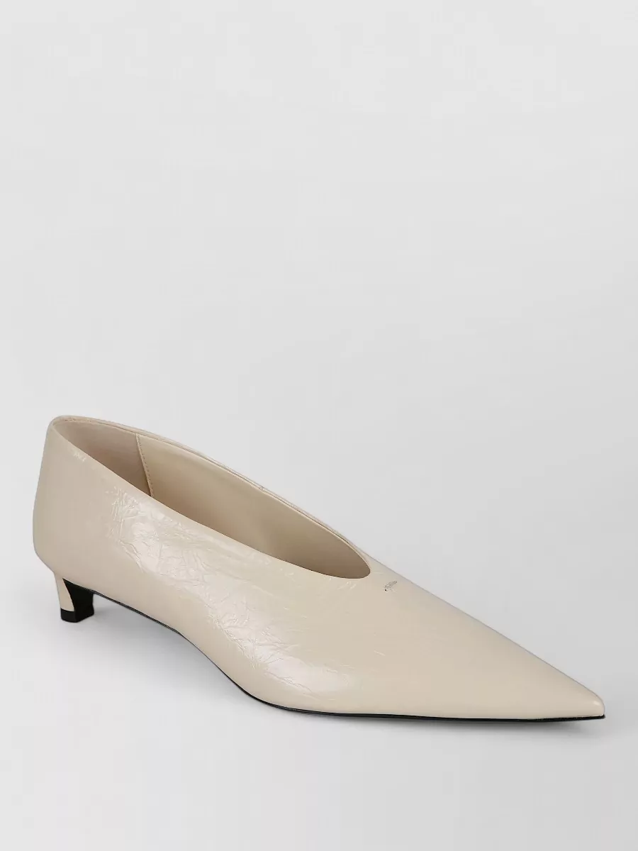 Jil Sander Leather Pumps
