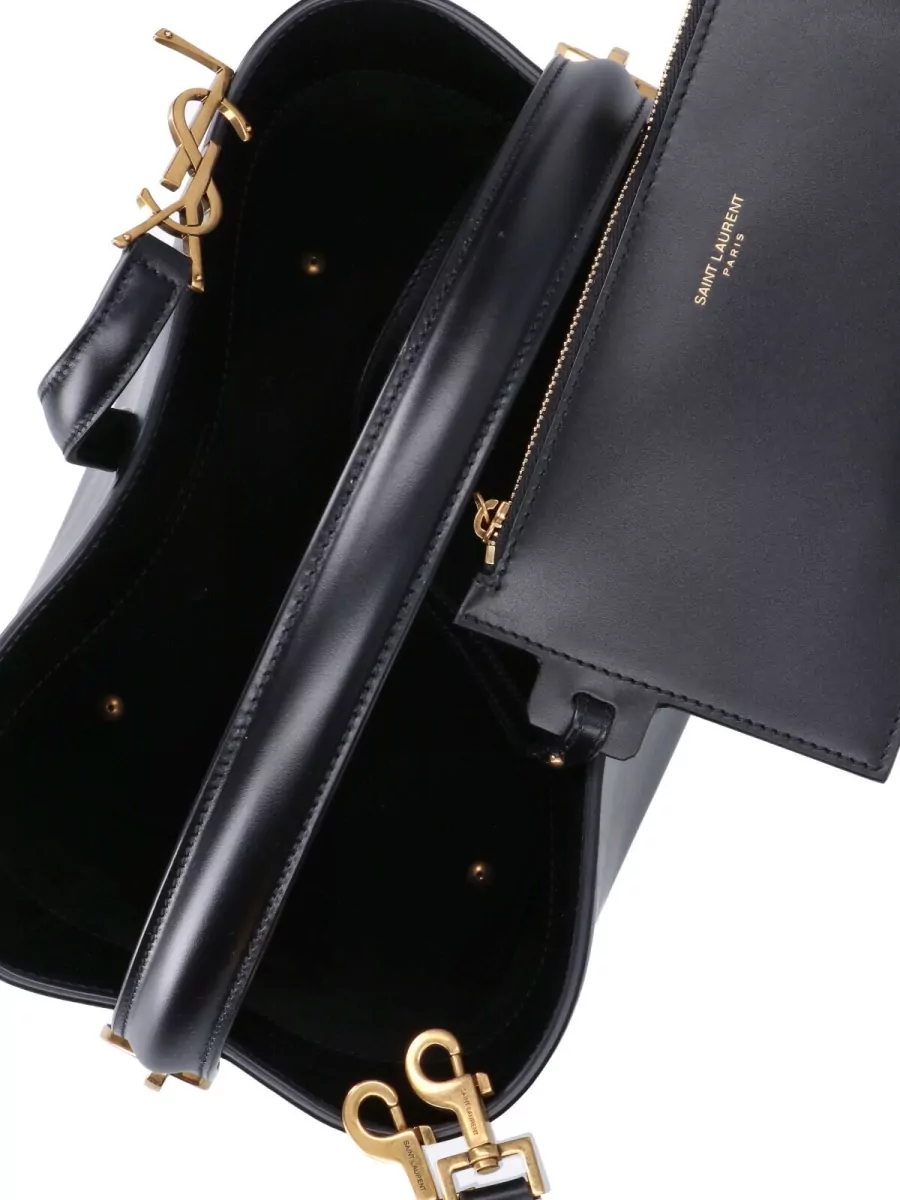Saint Laurent Le 37 Leather Bucket Bag