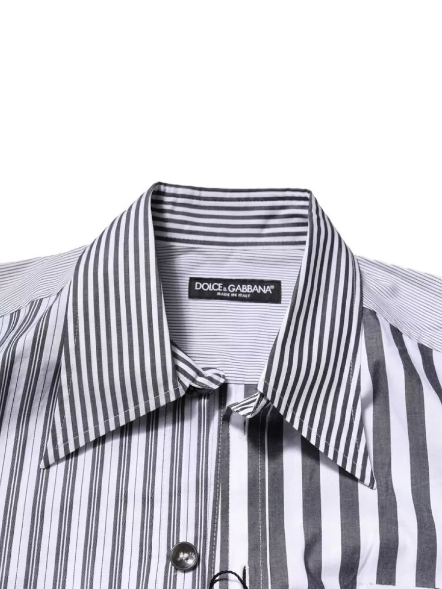 Dolce&Gabbana Striped Long-Sleeve Shirt