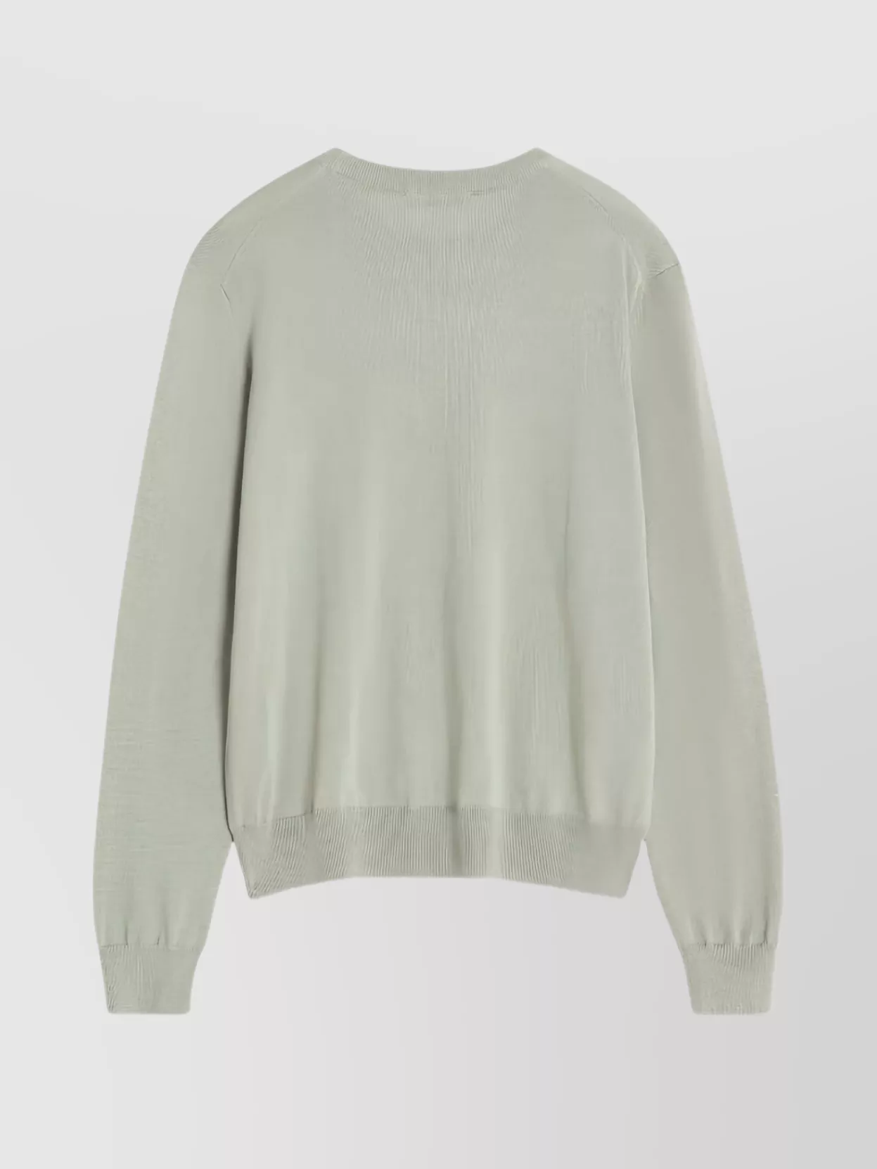 Maison Kitsuné Ribbed Hem Long Sleeve Crew Neck Jumper