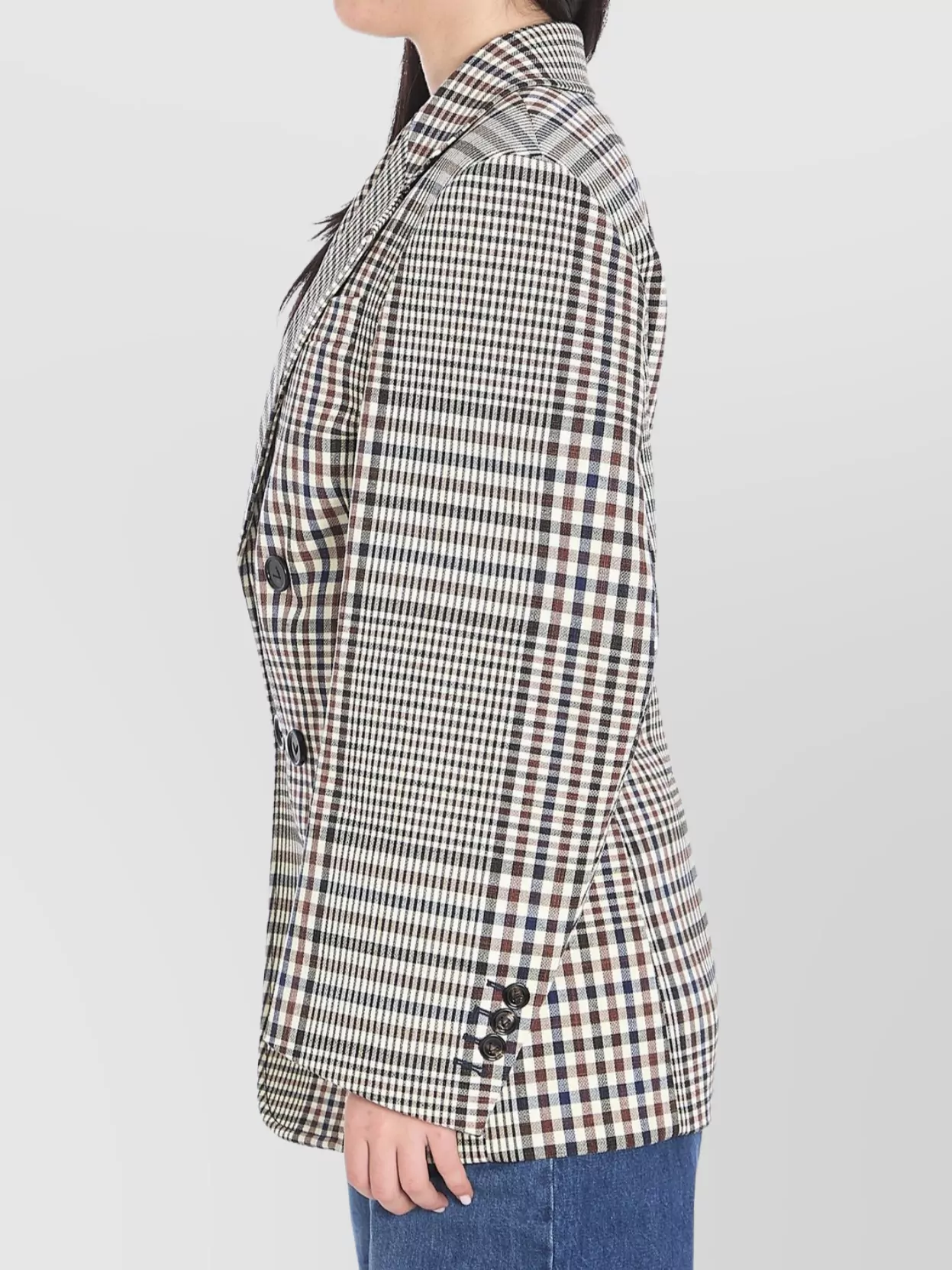 Bottega Veneta Double-breasted Blazer With Structured Cotton Blend