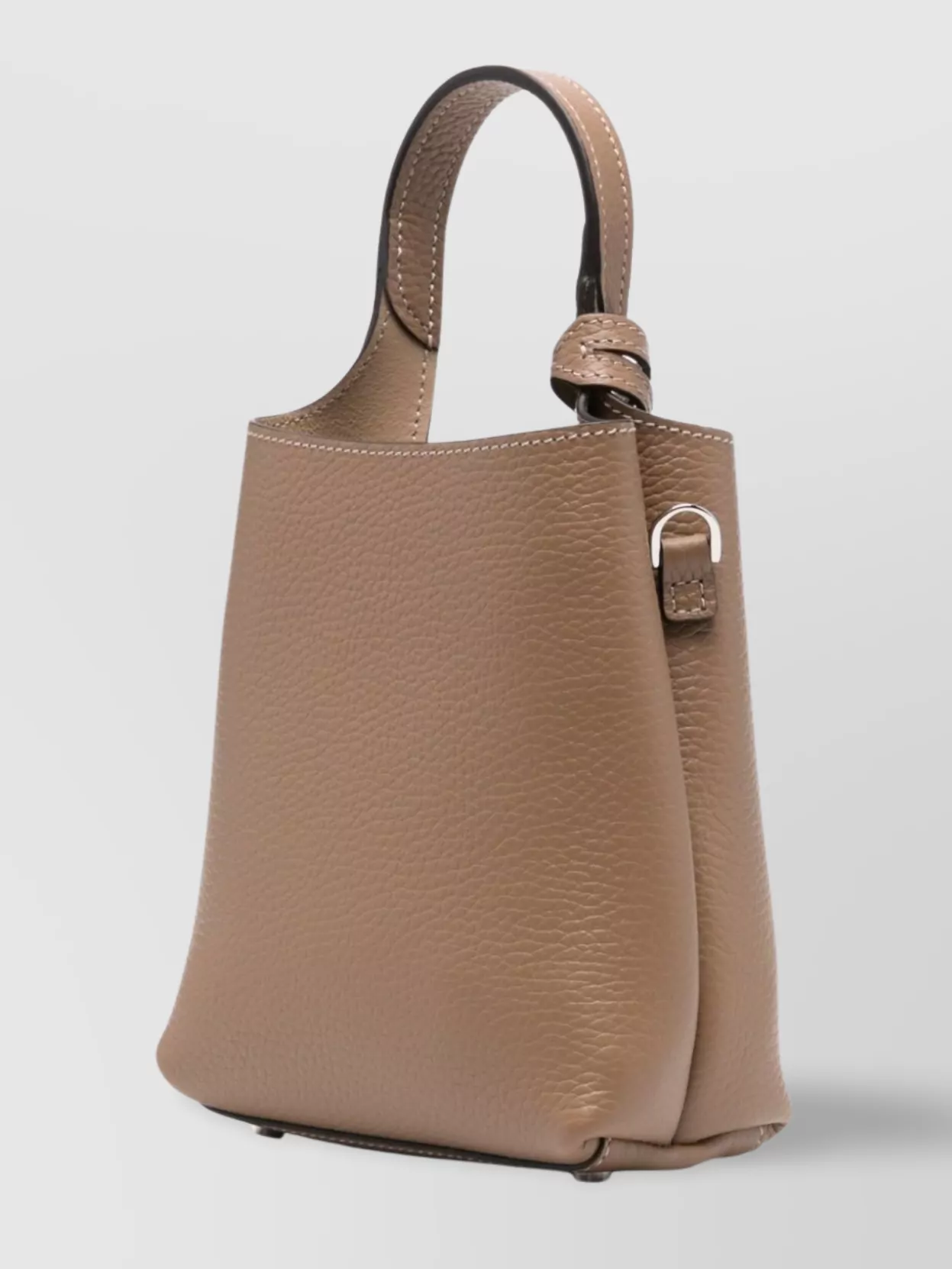 Tod's Micro Bag In Hammered Leather In Metallic
