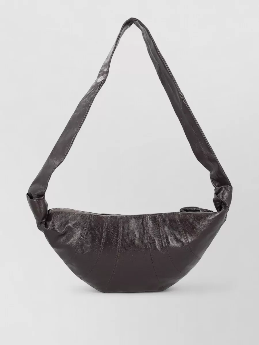 Lemaire Medium Croissant Shoulder Bag Knotted Detail