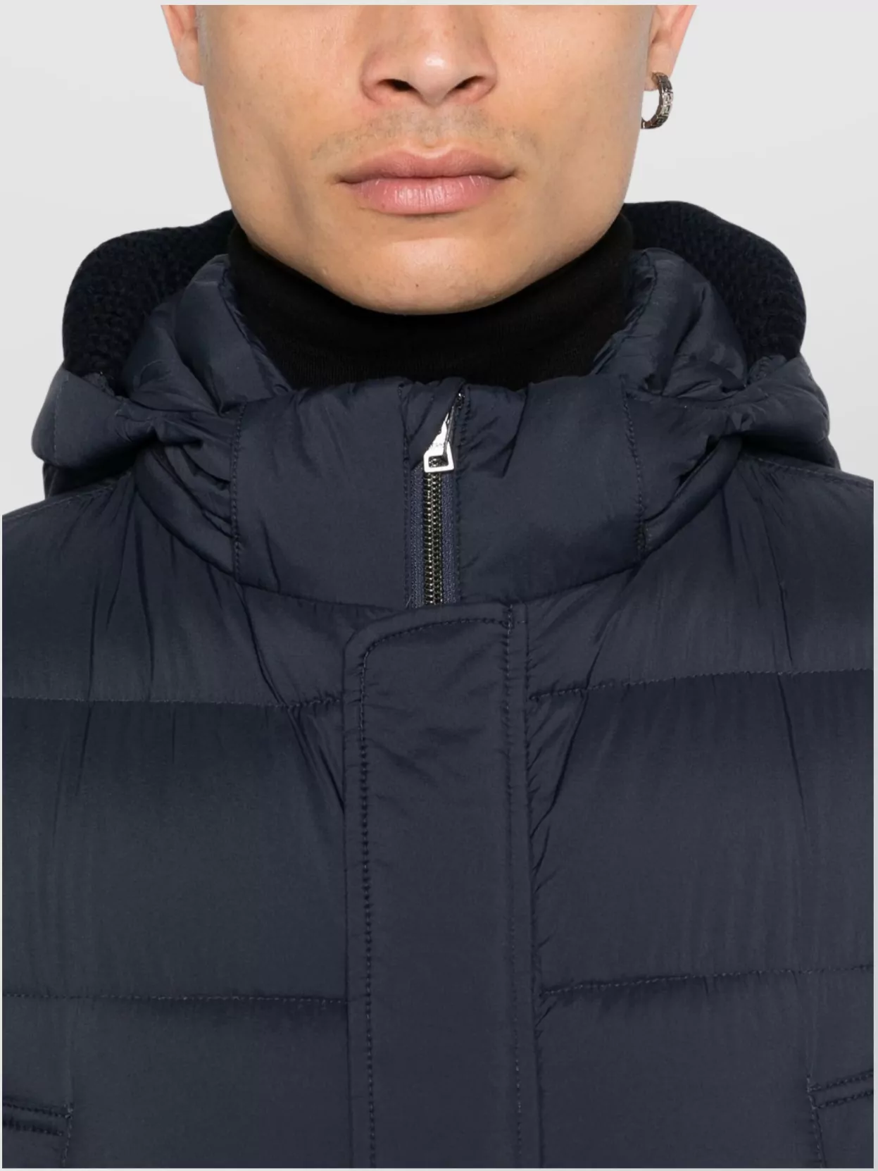 Herno Hooded Long Length Padded Parka