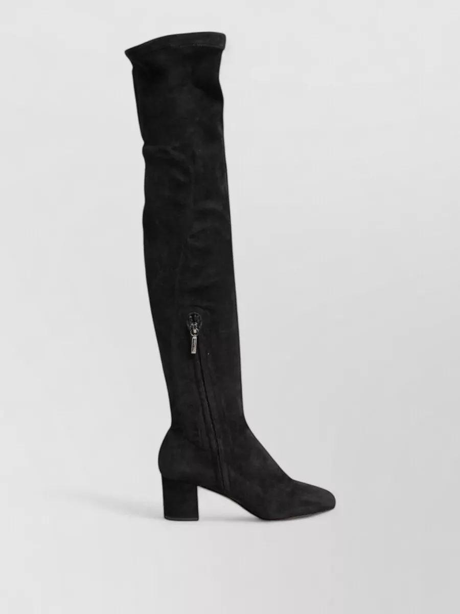 Dolce&Gabbana Suede Leather Knee-High Boots