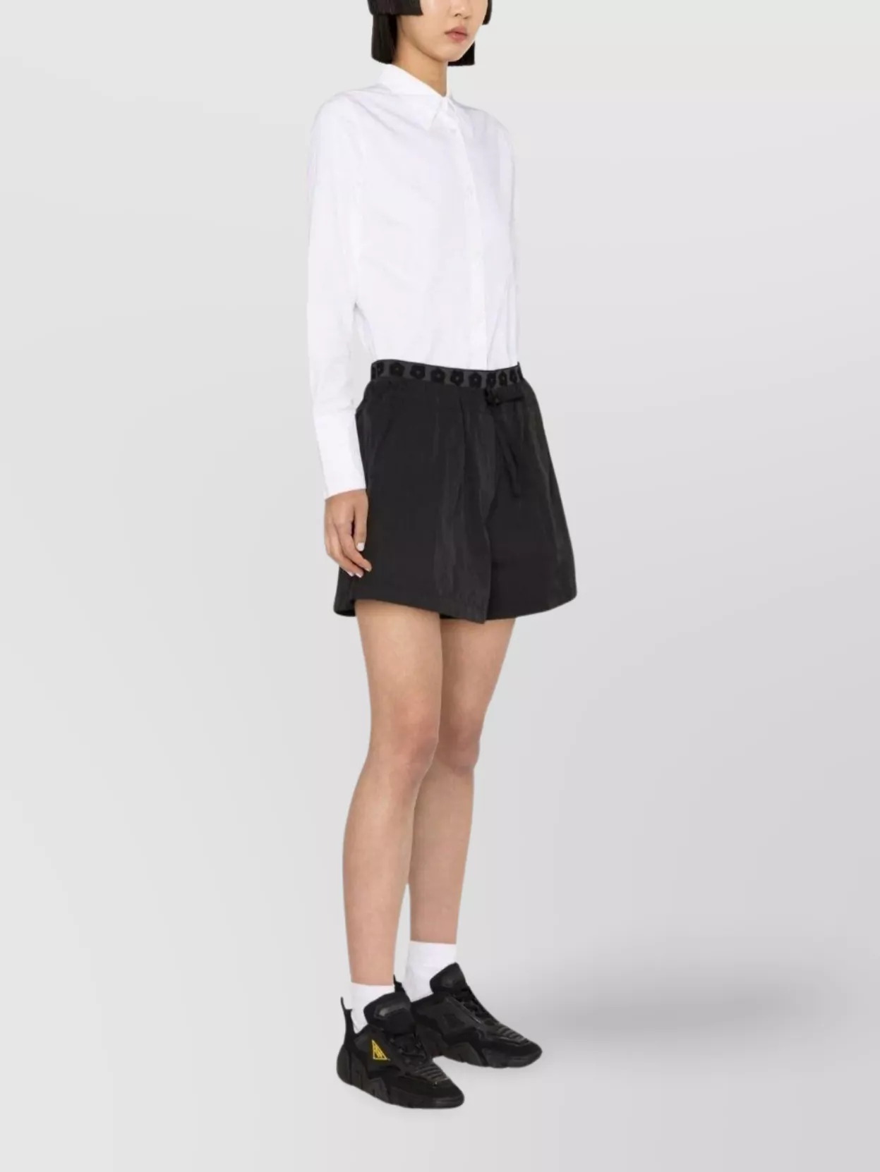 Kenzo Relaxed Fit Bermuda Shorts In Black