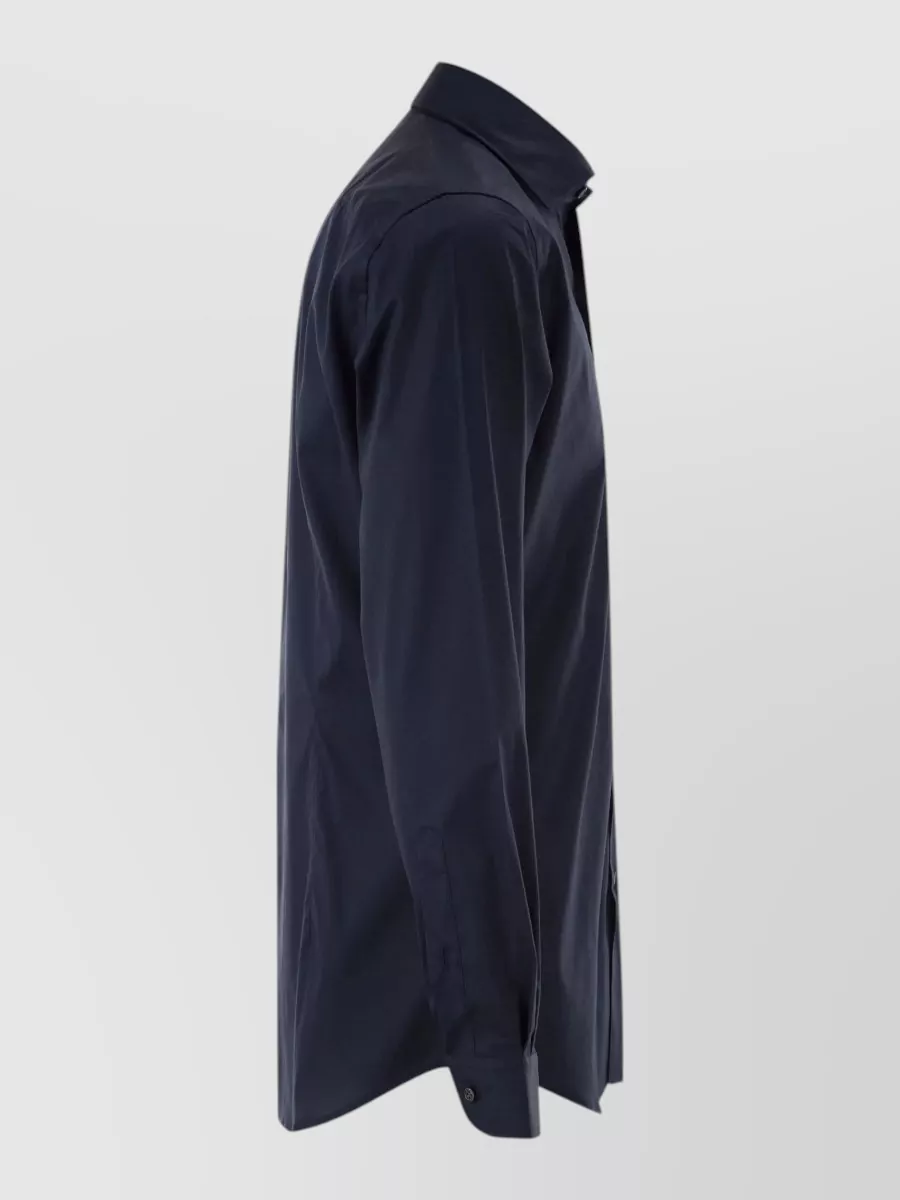 Fay Long Sleeves Shirt Button Cuffs Detail