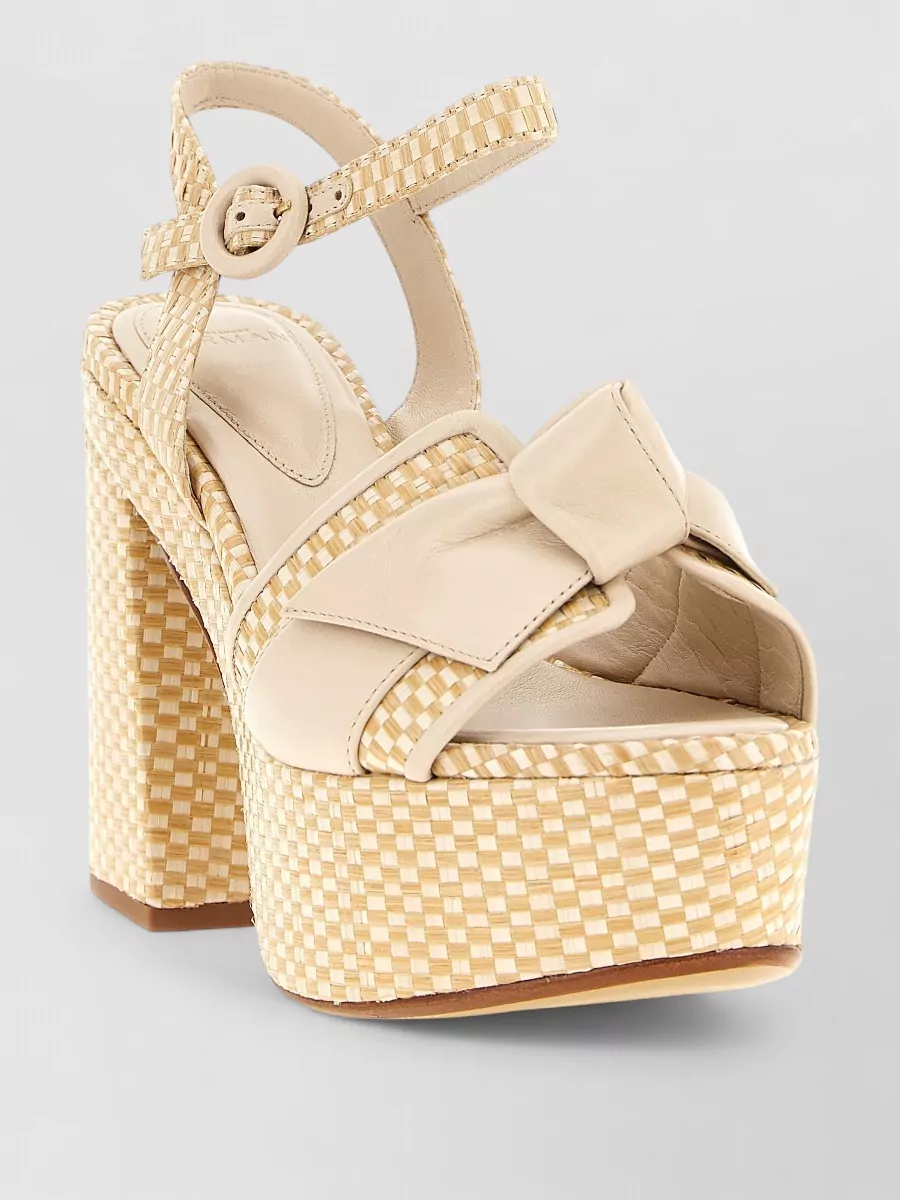 Alexandre Birman Leather maxi clarita sandals