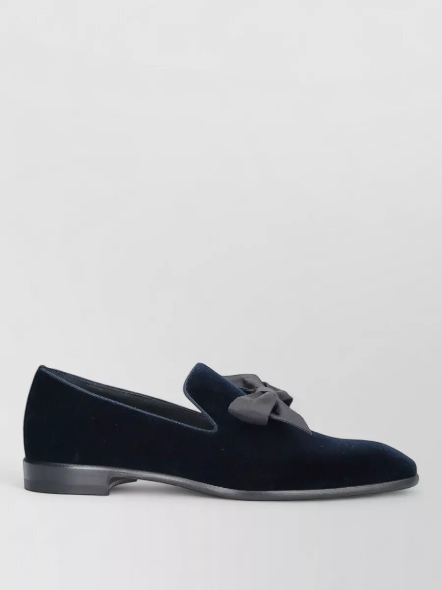 Christian Louboutin silk loafers
