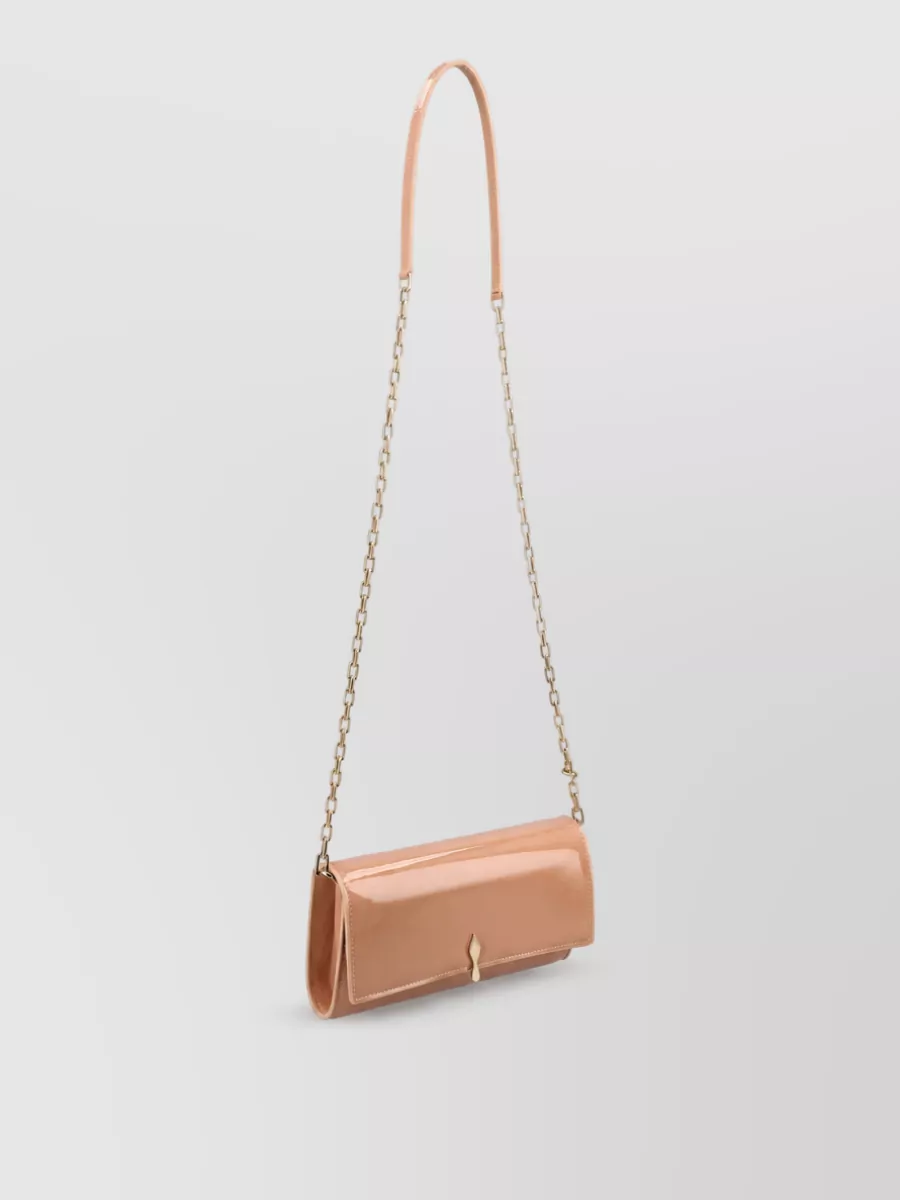 Christian Louboutin Loubi54 Leather Clutch Bag