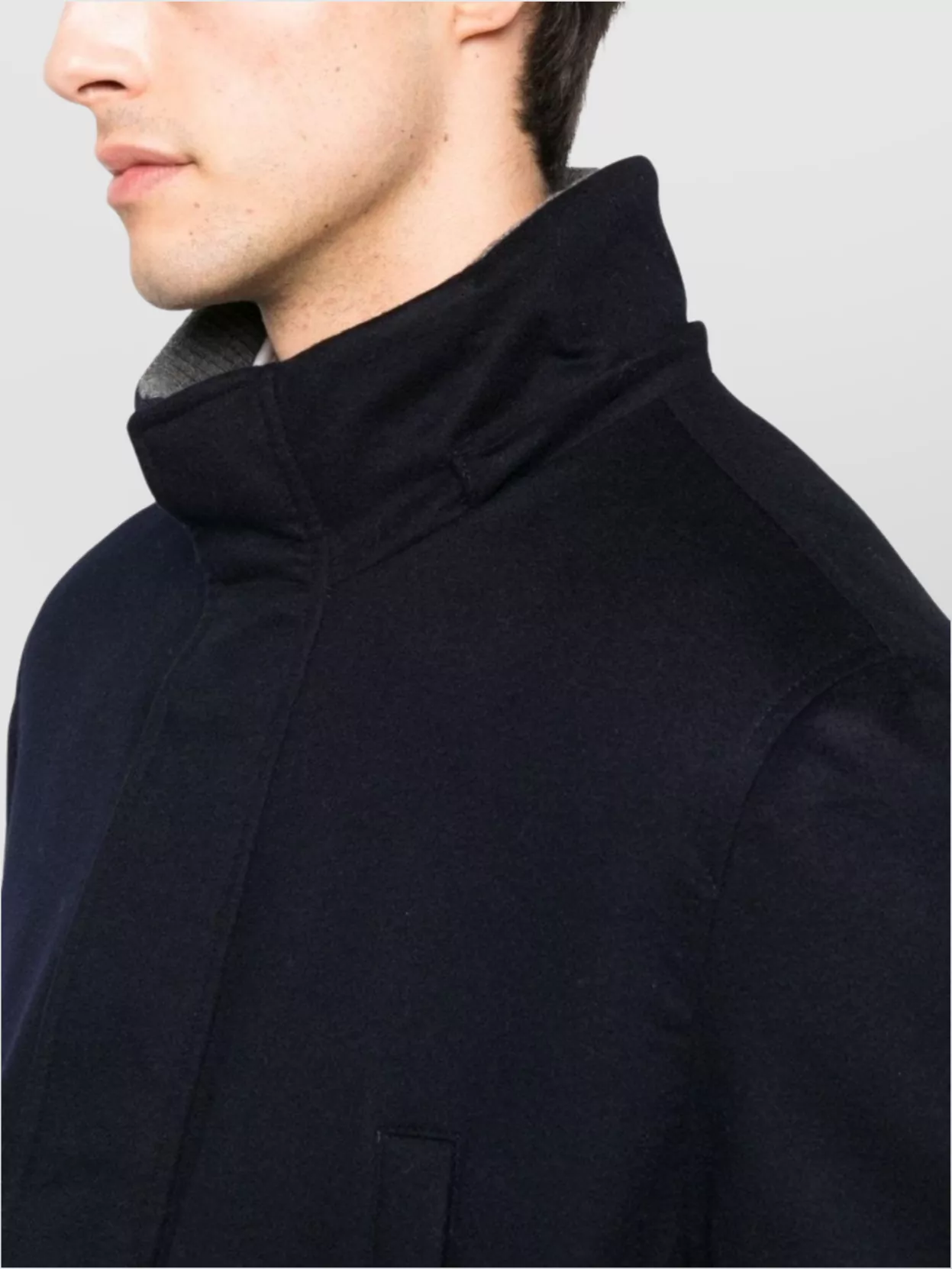 Brunello Cucinelli Cashmere Blend Parka Detachable Hood