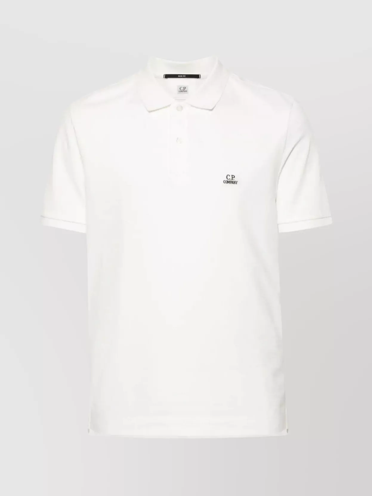 Shop C.p. Company Slim Fit Piqué Cotton Polo Shirt