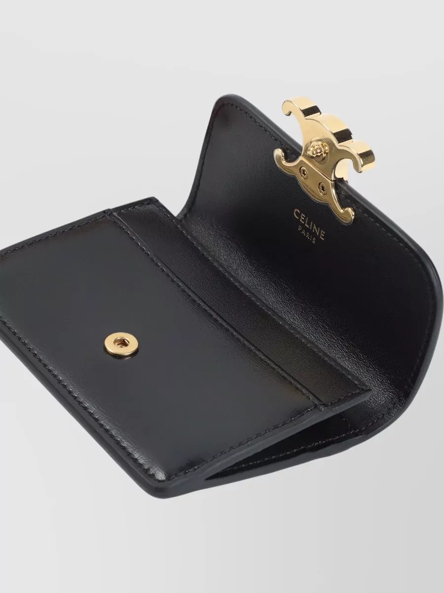 Celine Flap Cardholder Compact Design