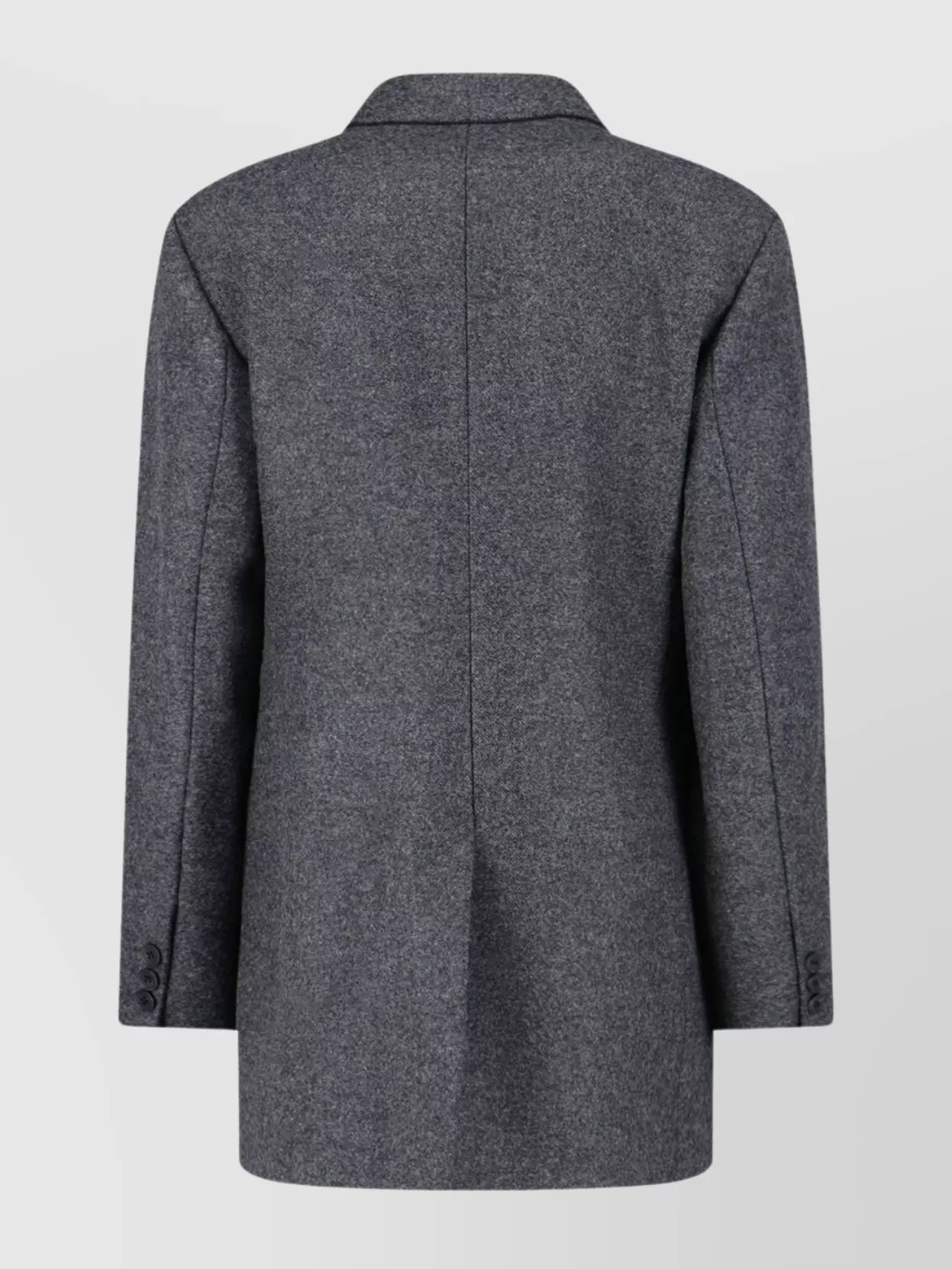 Isabel Marant Double-breasted Jacket With Notched Lapels In Gray