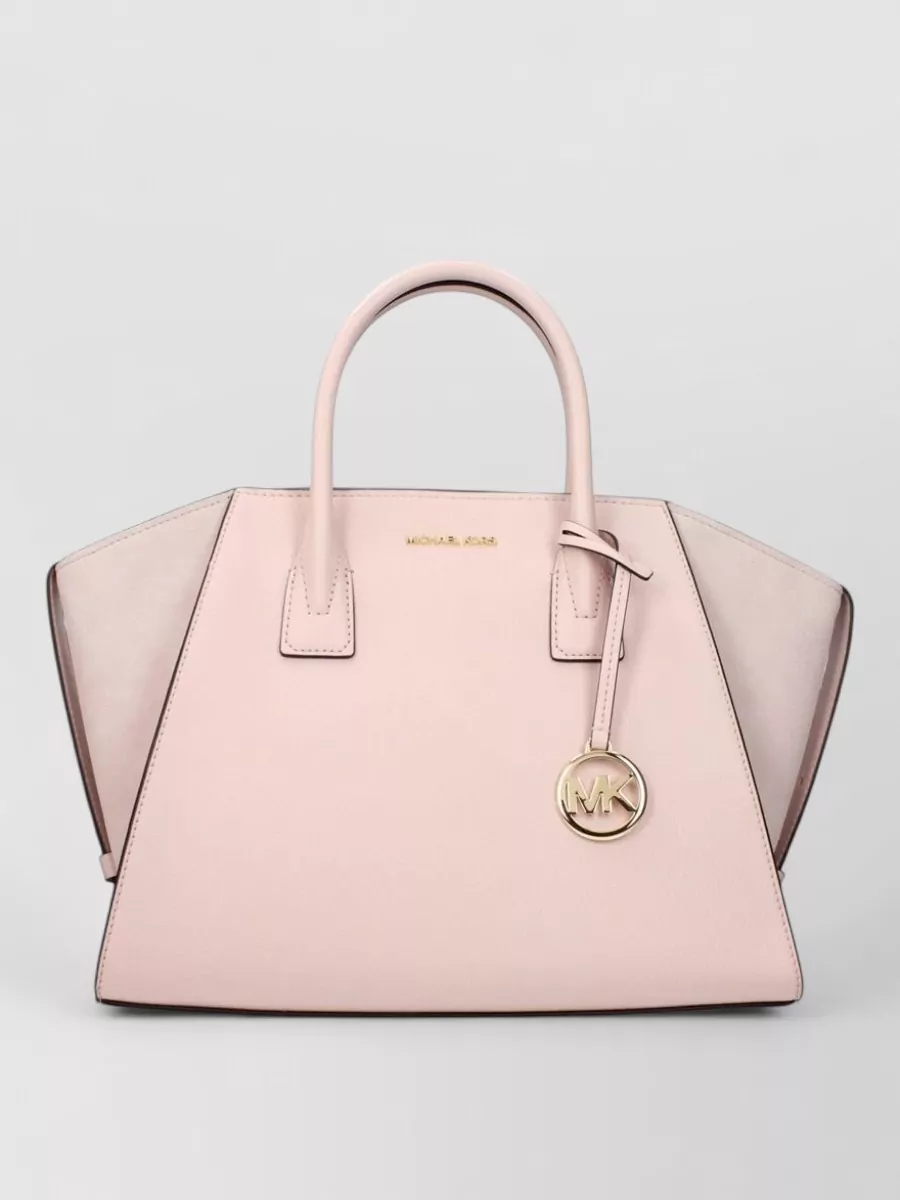 Michael Kors Raven Leather Shoulder Bag