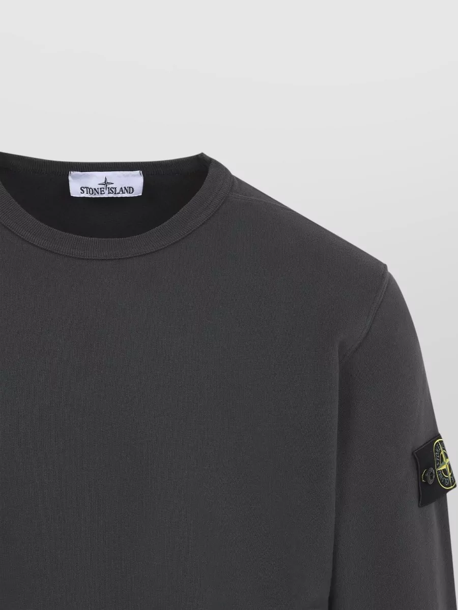 Stone Island Cotton Regular-Fit Crewneck Sweatshirt