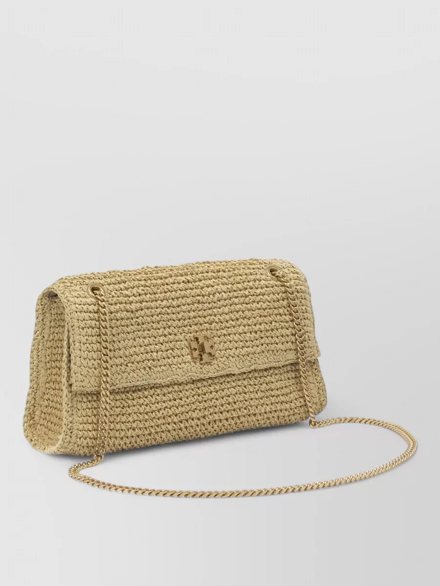 Tory Burch Na Raffia Clutch Bag